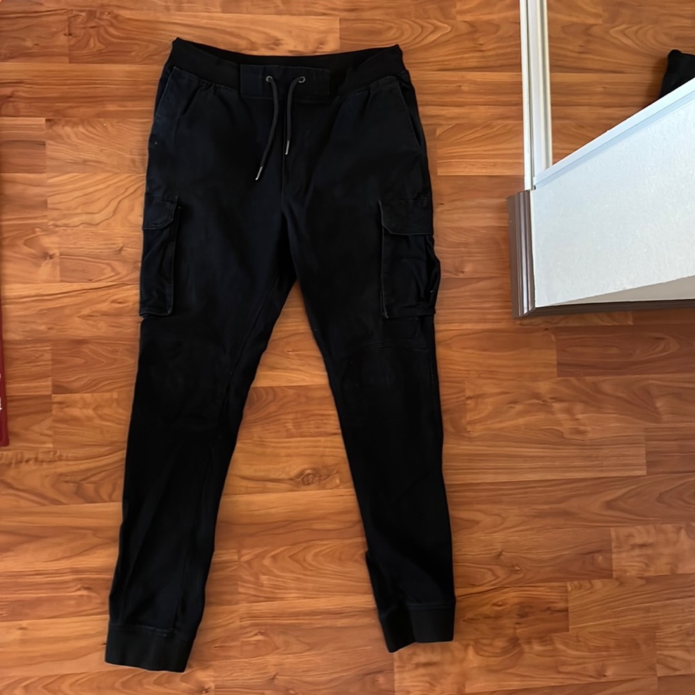 Cargo Joggers Black